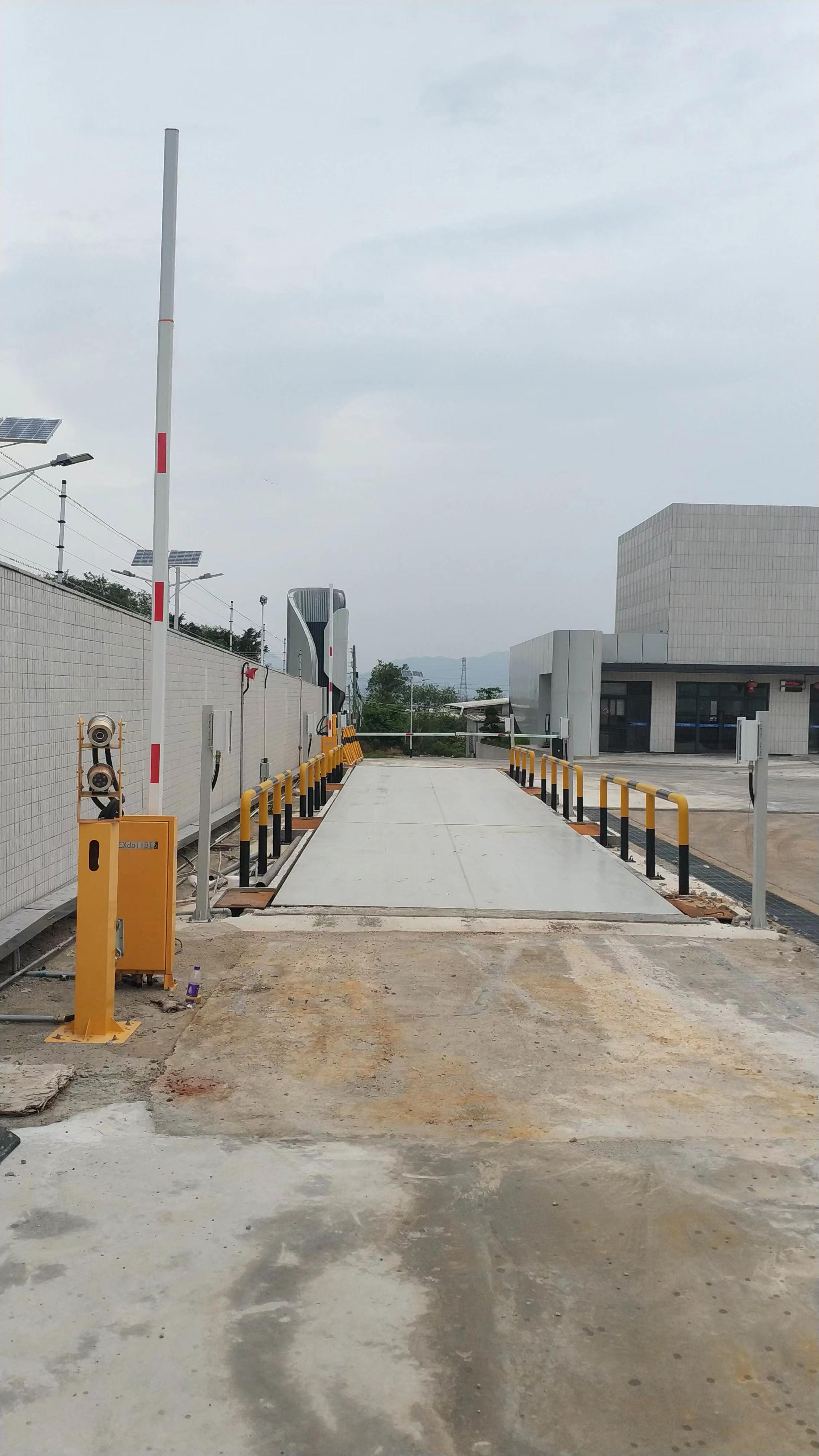 中汕石油饶平油库防爆车衡系统应用